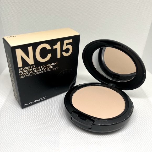 2 New NC15 MAC Cosmetics Studio Fix Powder Plus Foundation old version